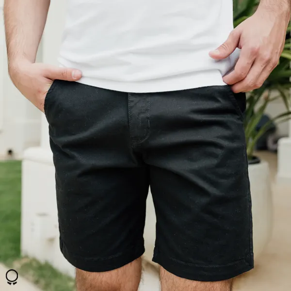 BERMUDA LIBERATO BASICS CORTA NEGRA
