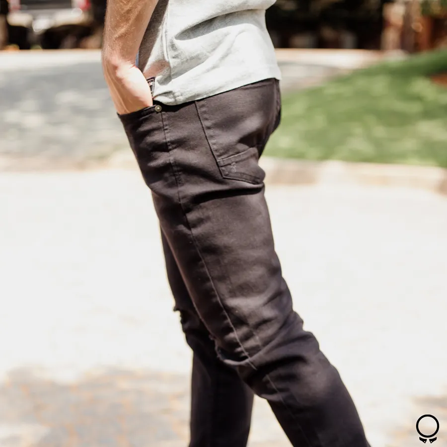 JEAN LIBERATO BASICS SLIM FIT NEGRO