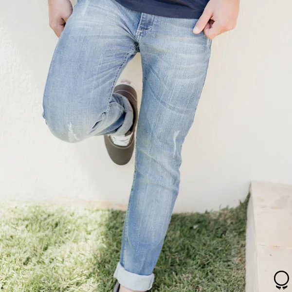 JEAN LIBERATO BASICS SLIM FIT AZUL