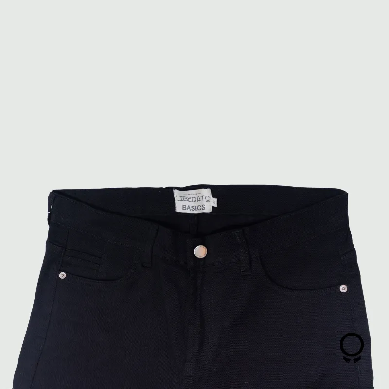 JEAN LIBERATO BASICS SLIM FIT NEGRO