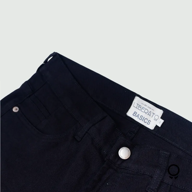 JEAN LIBERATO BASICS SLIM FIT NEGRO