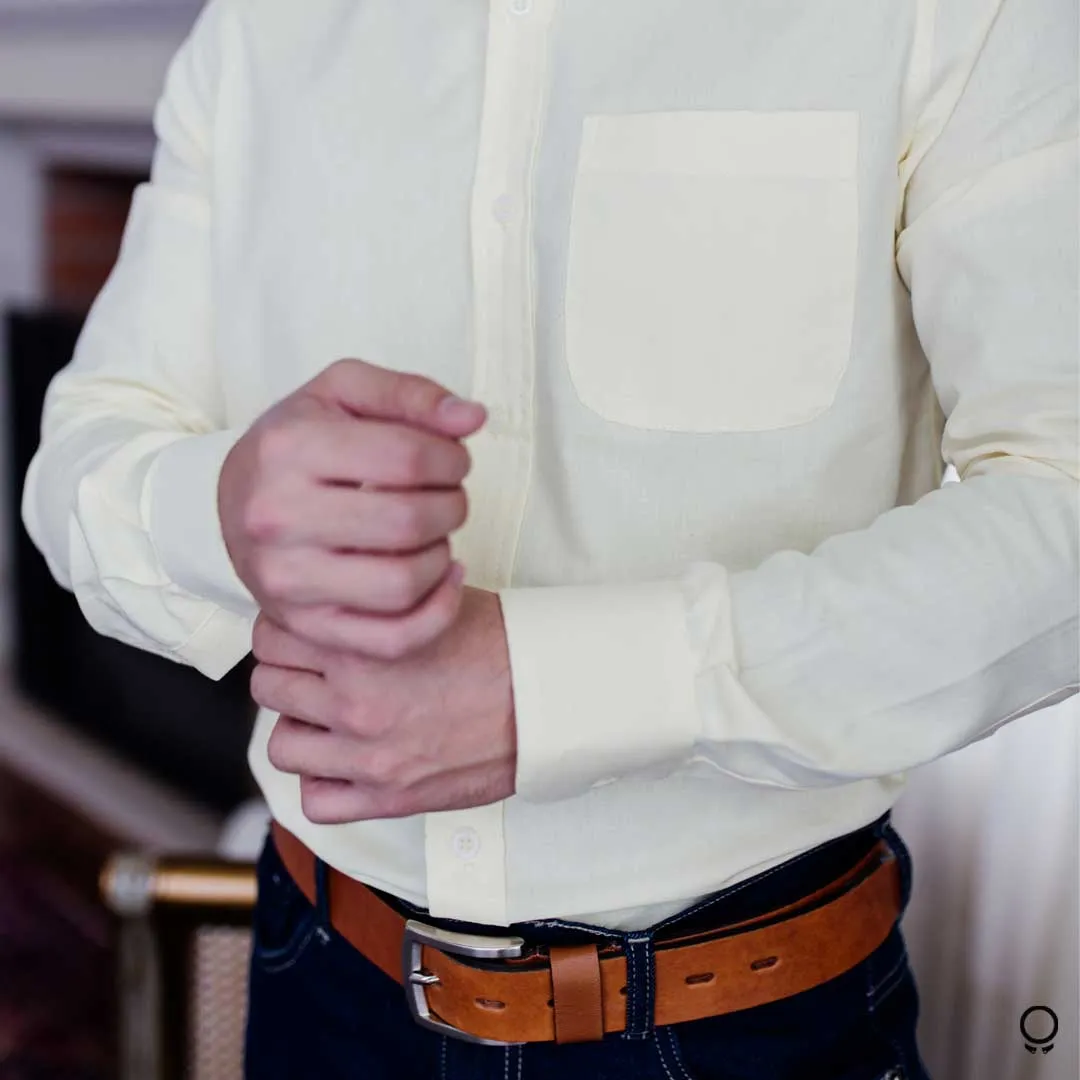 CAMISA LIBERATO BASICS MANGAS LARGAS AMARILLO