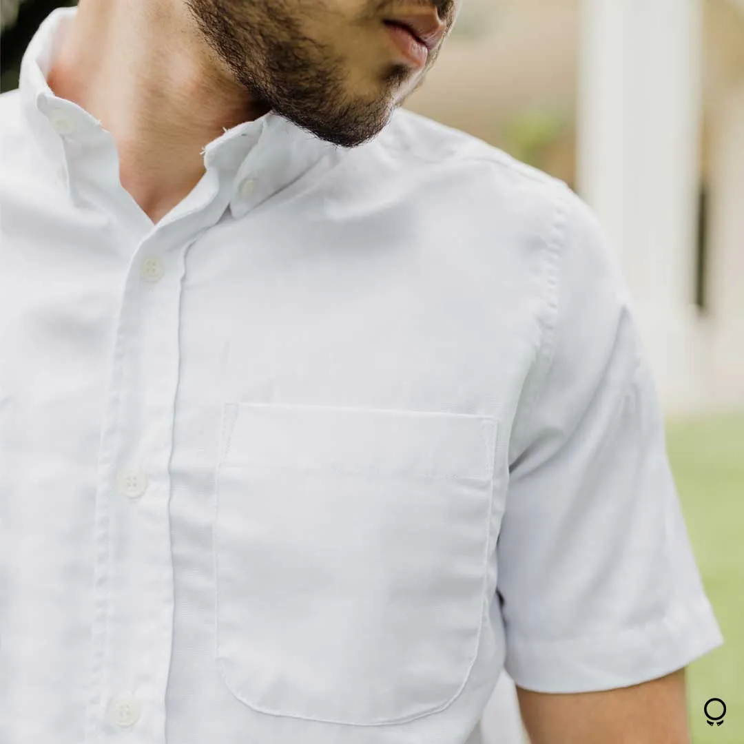 CAMISA LIBERATO BASICS MANGAS CORTAS BLANCO