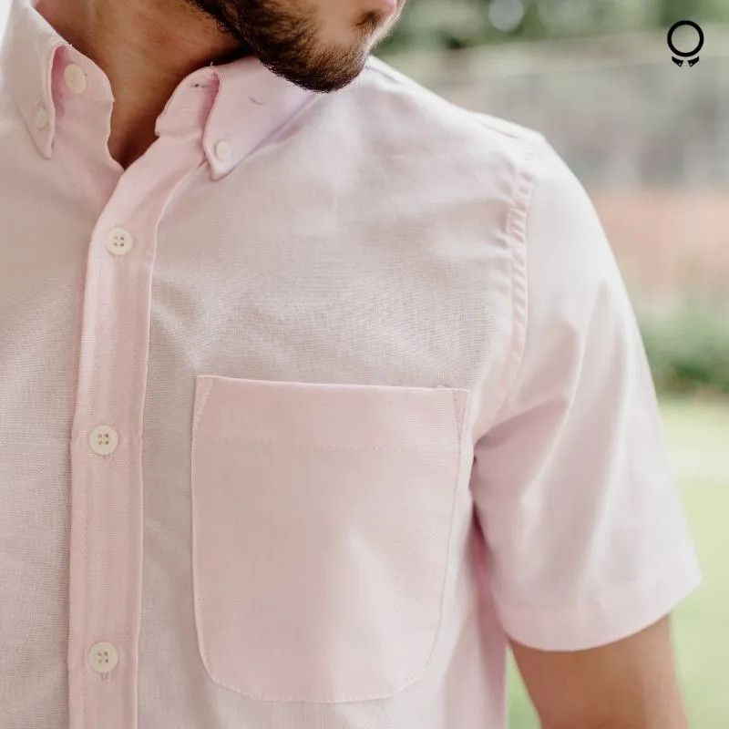 CAMISA LIBERATO BASICS MANGAS CORTAS ROSADA