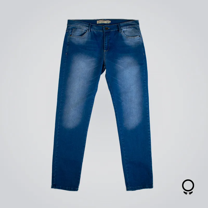 JEANS SLIM FIT LIBERATO BASICS LAVADO 3 SIN ROTURA