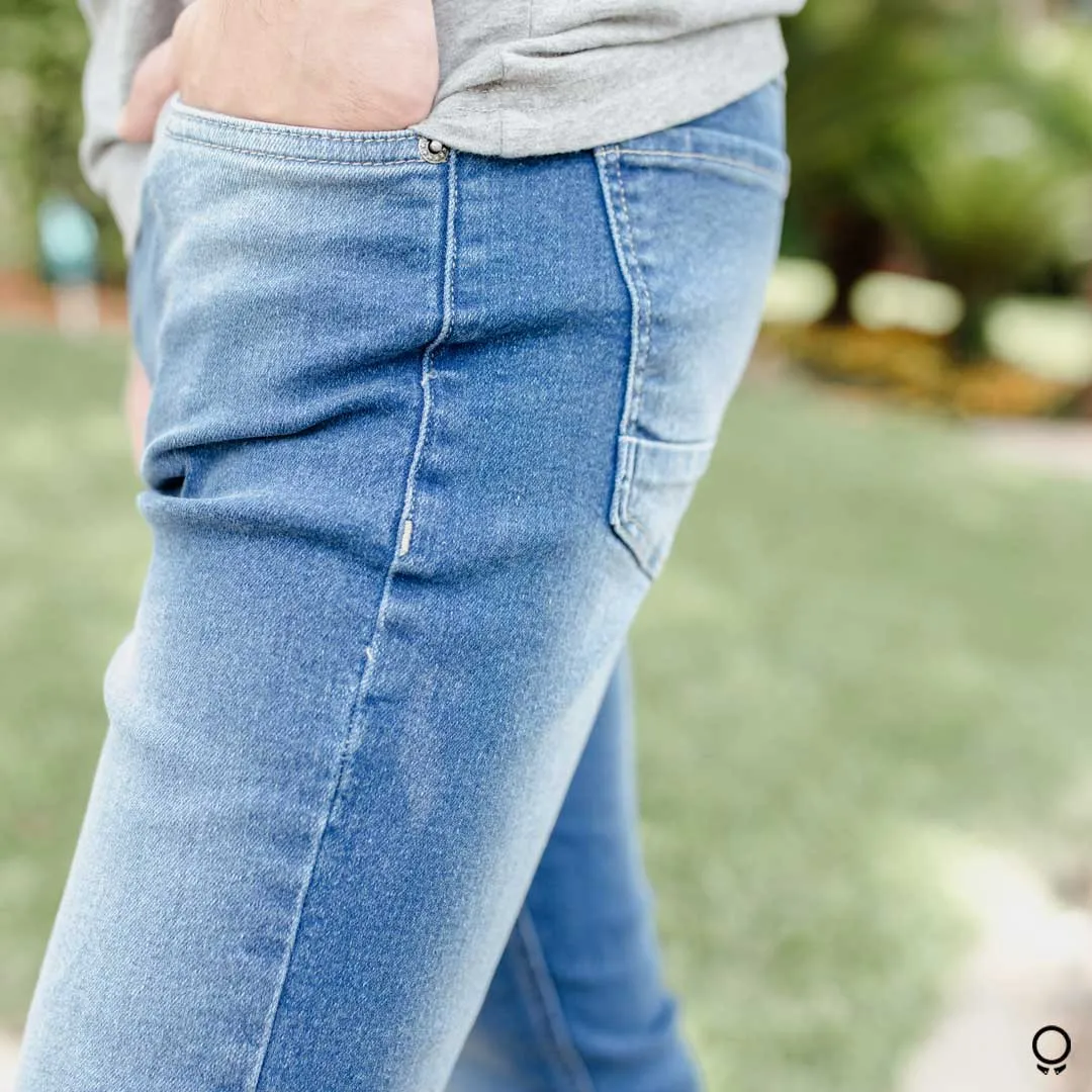JEANS SLIM FIT LIBERATO BASICS LAVADO 3 SIN ROTURA