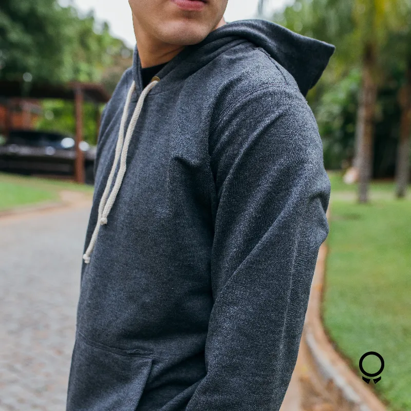 HOODIE LIBERATO BASICS GRIS OSCURO