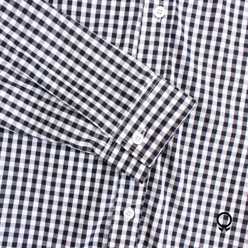 CAMISA LIBERATO BASICS MANGAS LARGAS CUADROS AZULES