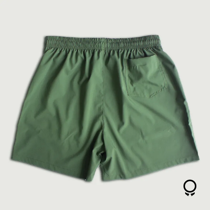 SHORT DE BAÑO LIBERATO BASICS VERDE