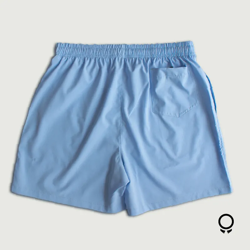 SHORT DE BAÑO LIBERATO BASICS CELESTE