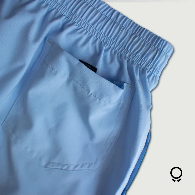SHORT DE BAÑO LIBERATO BASICS CELESTE