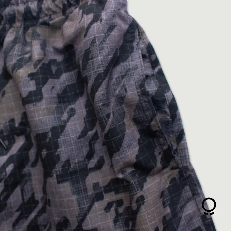 SHORT DE BAÑO LIBERATO BASICS GRIS ESTAMPADO CAMO