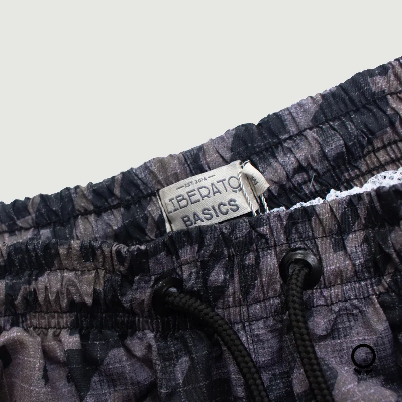 SHORT DE BAÑO LIBERATO BASICS GRIS ESTAMPADO CAMO