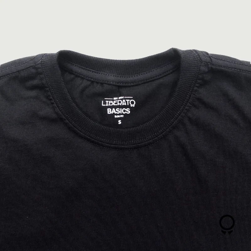 REMERA LIBERATO BASICS CURVA NEGRO