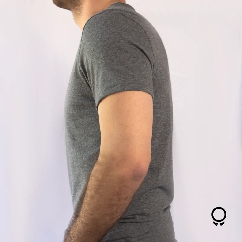 REMERA LIBERATO BASICS HENLEY MELANGE