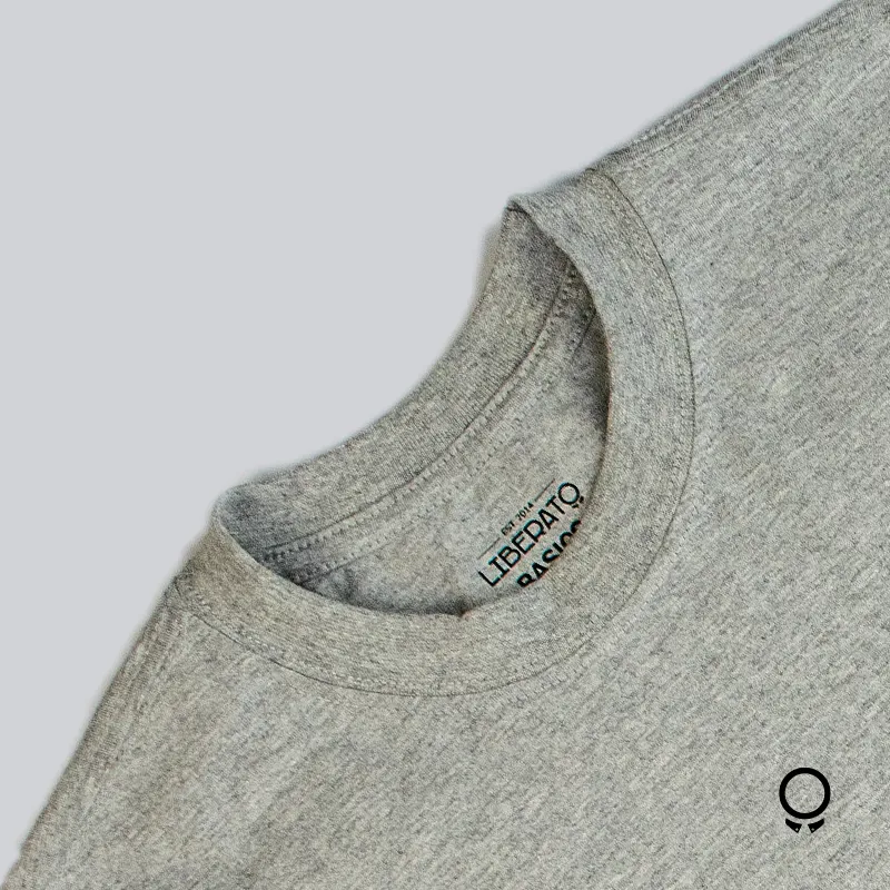 REMERA LIBERATO BASICS CUELLO REDONDO MELANGE