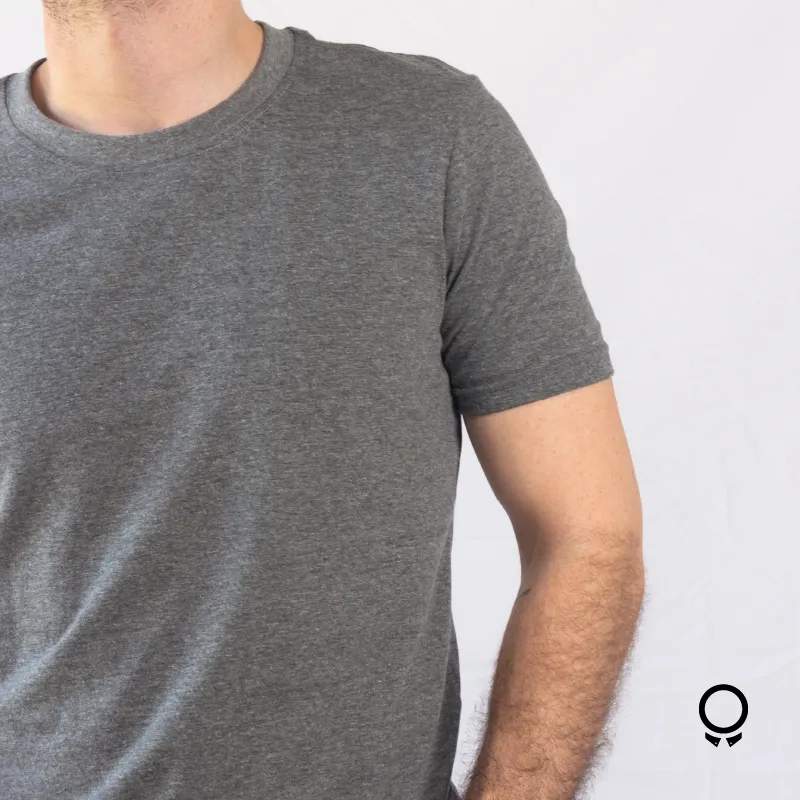 REMERA LIBERATO BASICS CUELLO REDONDO MELANGE
