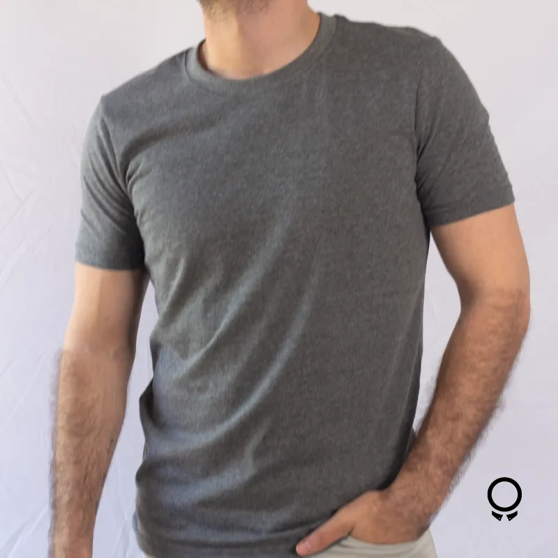 REMERA LIBERATO BASICS CUELLO REDONDO MELANGE
