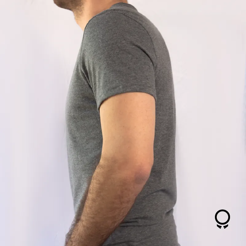 REMERA LIBERATO BASICS CUELLO REDONDO MELANGE