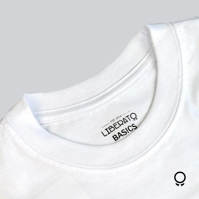 REMERA LIBERATO BASICS CURVA BLANCA