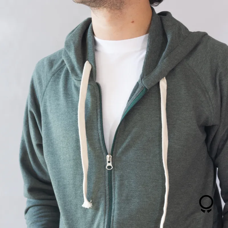 CAMPERA LIBERATO BASICS CON CIERRE VERDE MUSGO
