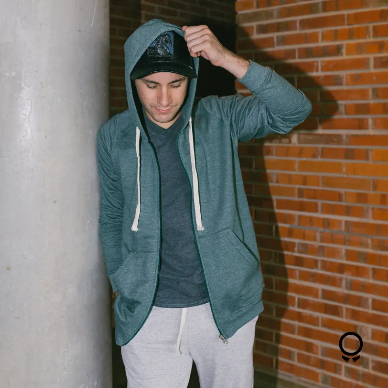 CAMPERA LIBERATO BASICS CON CIERRE VERDE MUSGO