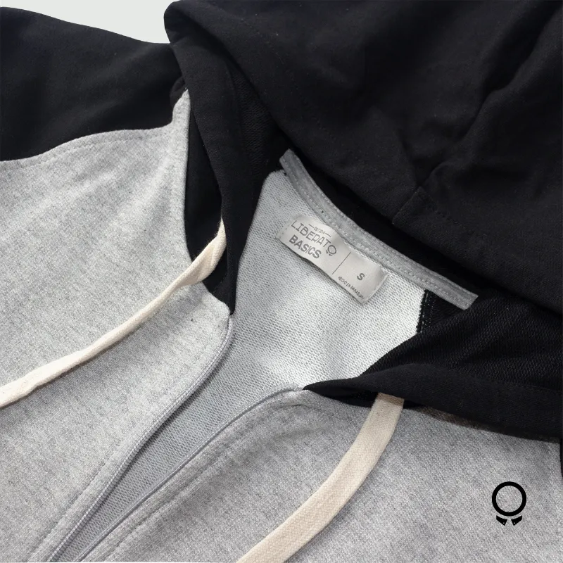 CAMPERA LIBERATO BASICS COMBINADA NEGRA