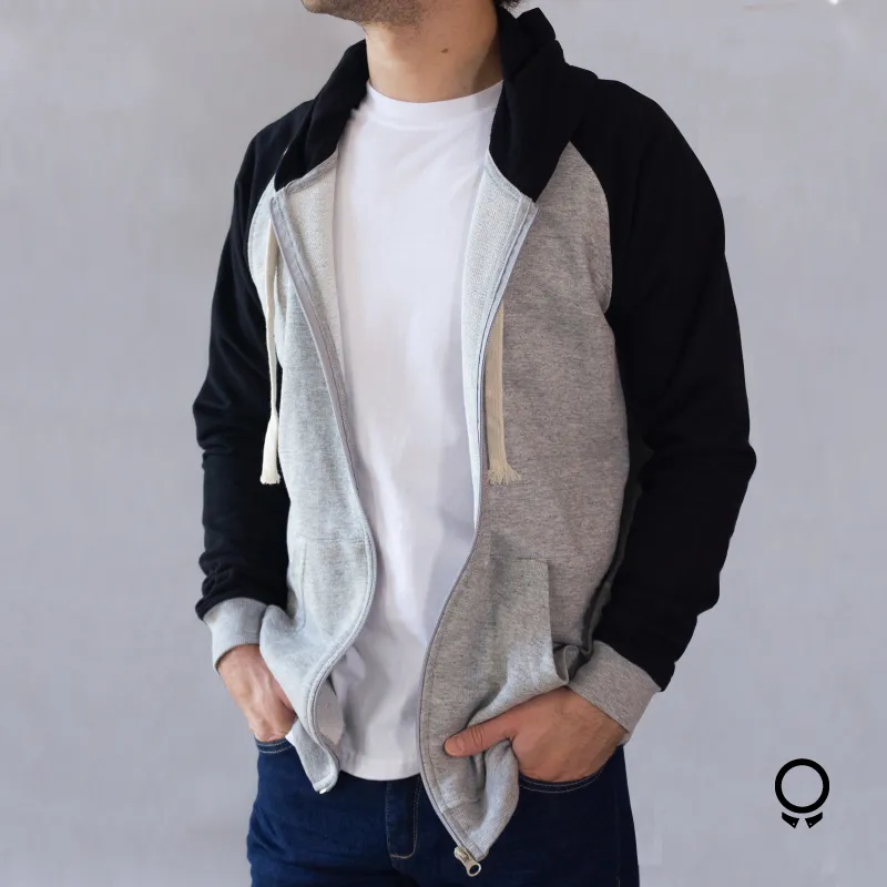CAMPERA LIBERATO BASICS COMBINADA NEGRA