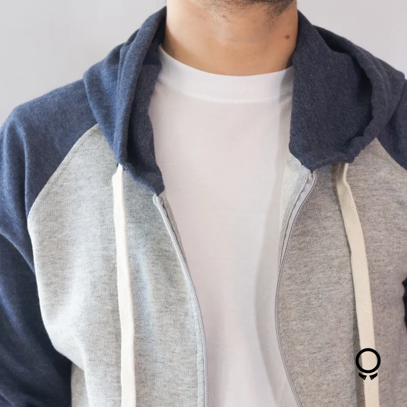 CAMPERA LIBERATO BASICS COMBINADA AZUL