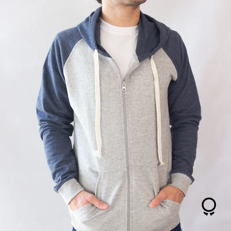 CAMPERA LIBERATO BASICS COMBINADA AZUL