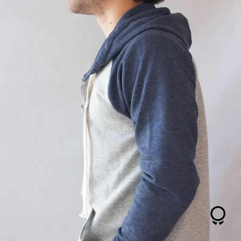 CAMPERA LIBERATO BASICS COMBINADA AZUL