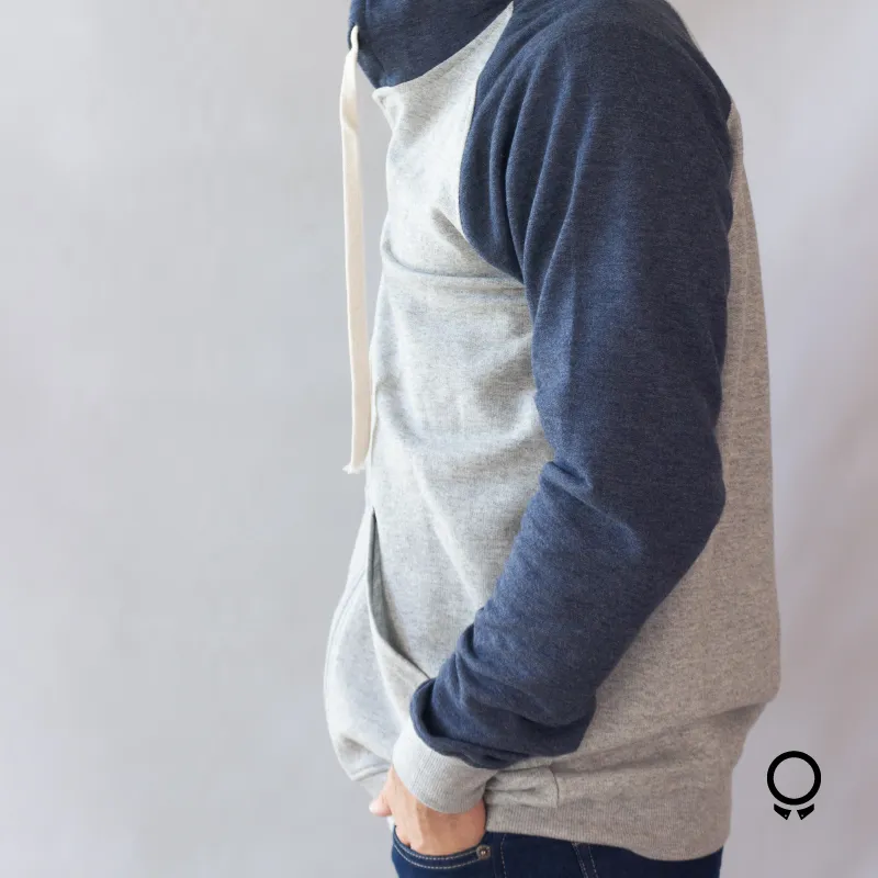 CAMPERA LIBERATO BASICS COMBINADA AZUL