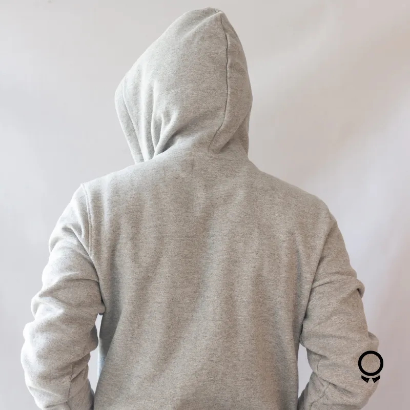 CAMPERA CON CAPUCHA LIBERATO BASICS GRIS