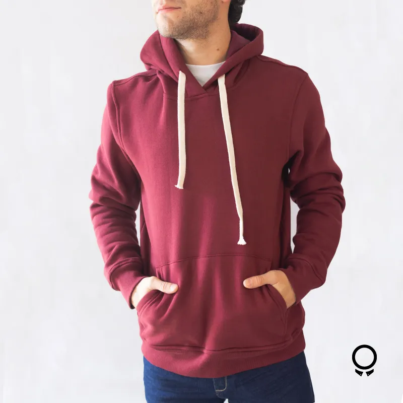 HOODIE LIBERATO BASICS BORDO