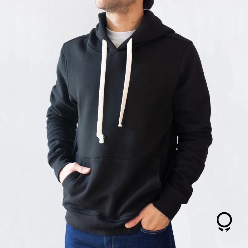 HOODIE LIBERATO BASICS NEGRO