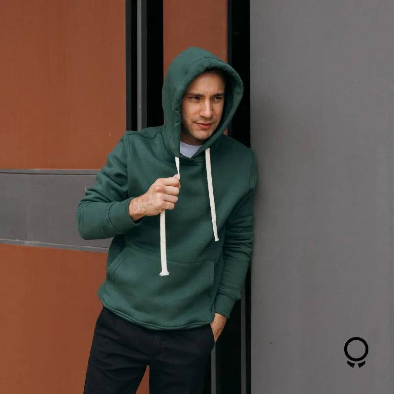 HOODIE LIBERATO BASICS VERDE MUSGO