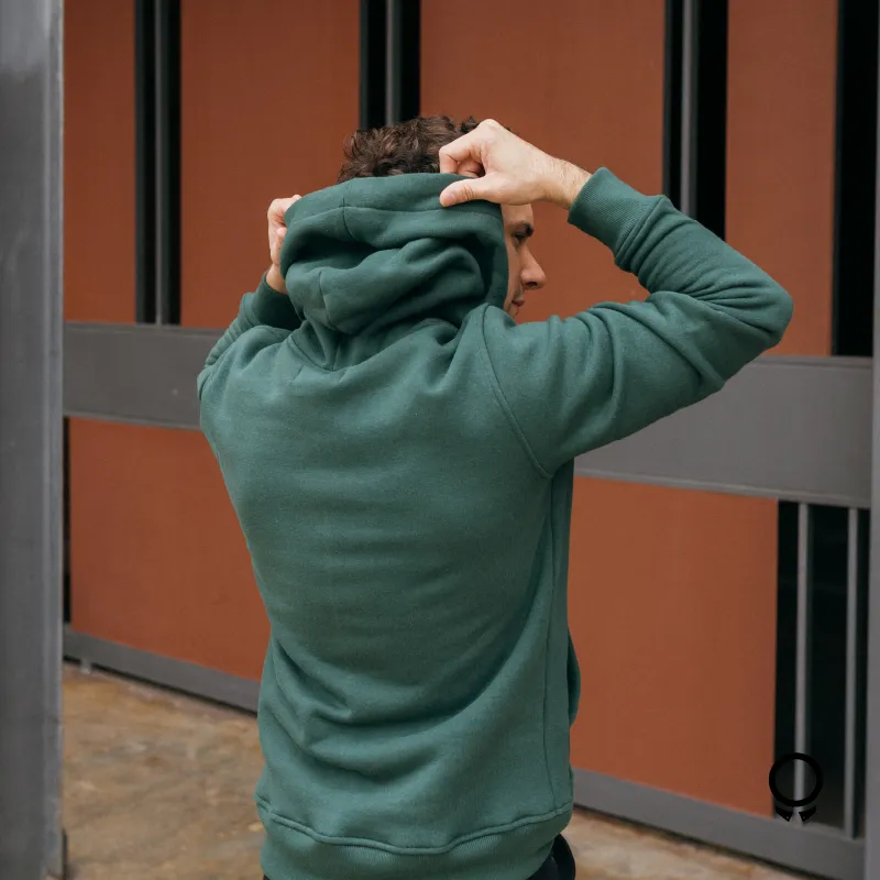 HOODIE LIBERATO BASICS VERDE MUSGO