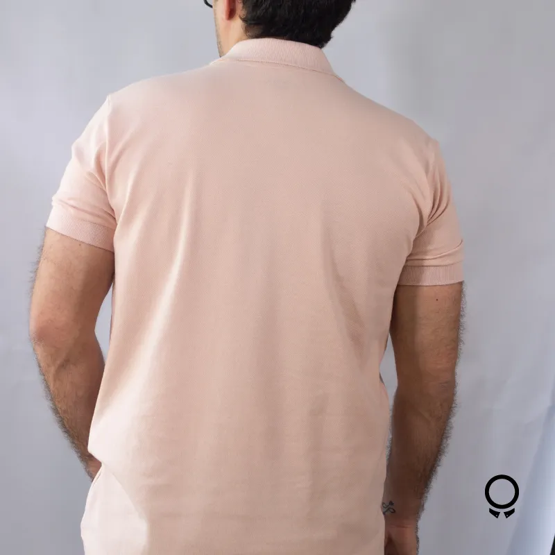 REMERA LIBERATO BASICS CUELLO POLO ROSADO