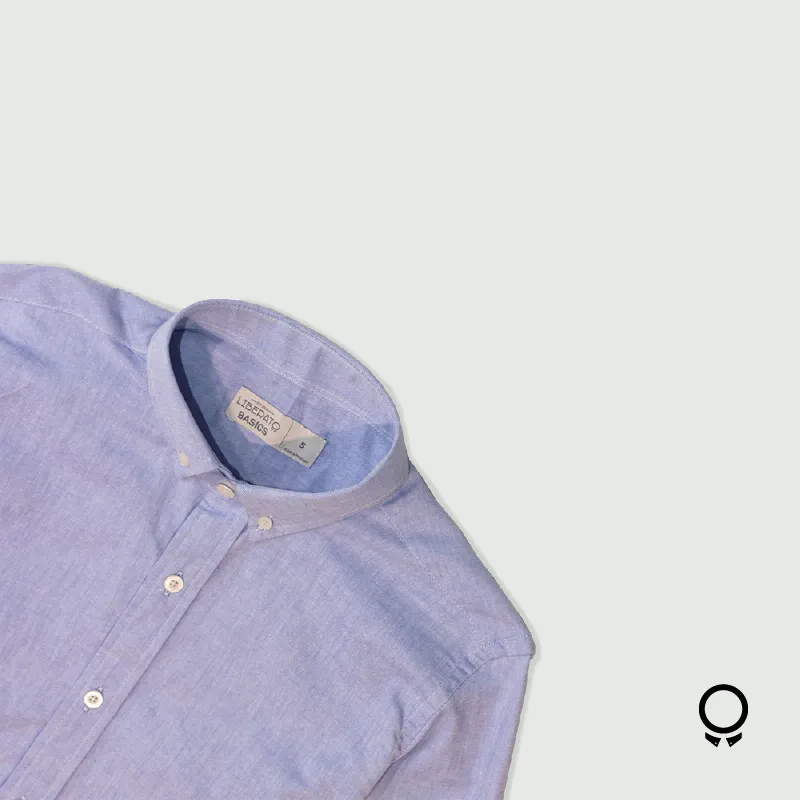 CAMISA LIBERATO BASICS MANGAS LARGAS CELESTE CLARO