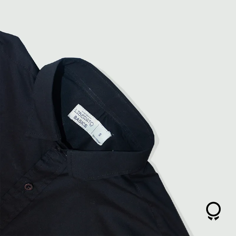 CAMISA LIBERATO BASICS MANGAS LARGAS NEGRO