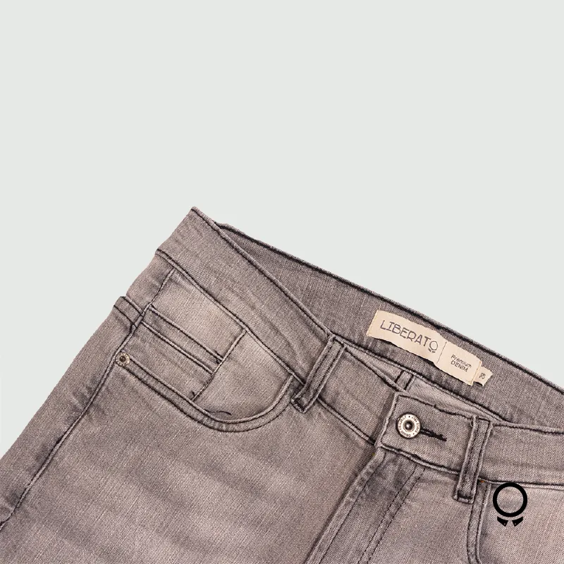 JEANS LIBERATO BASICS SIN ROTURA GRIS