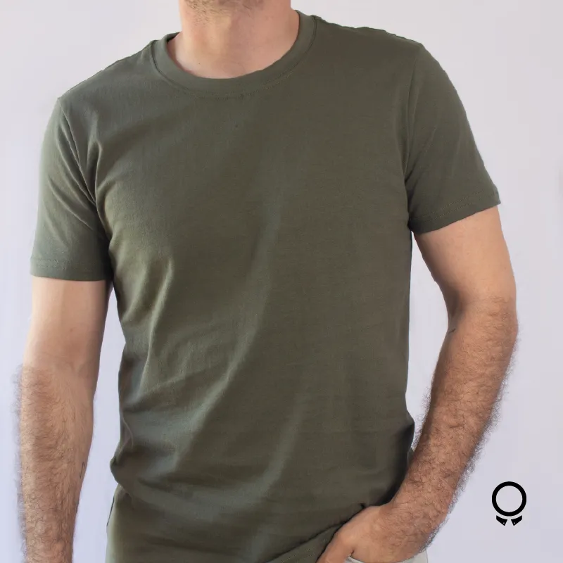 REMERA LIBERATO BASICS CUELLO REDONDO VERDE