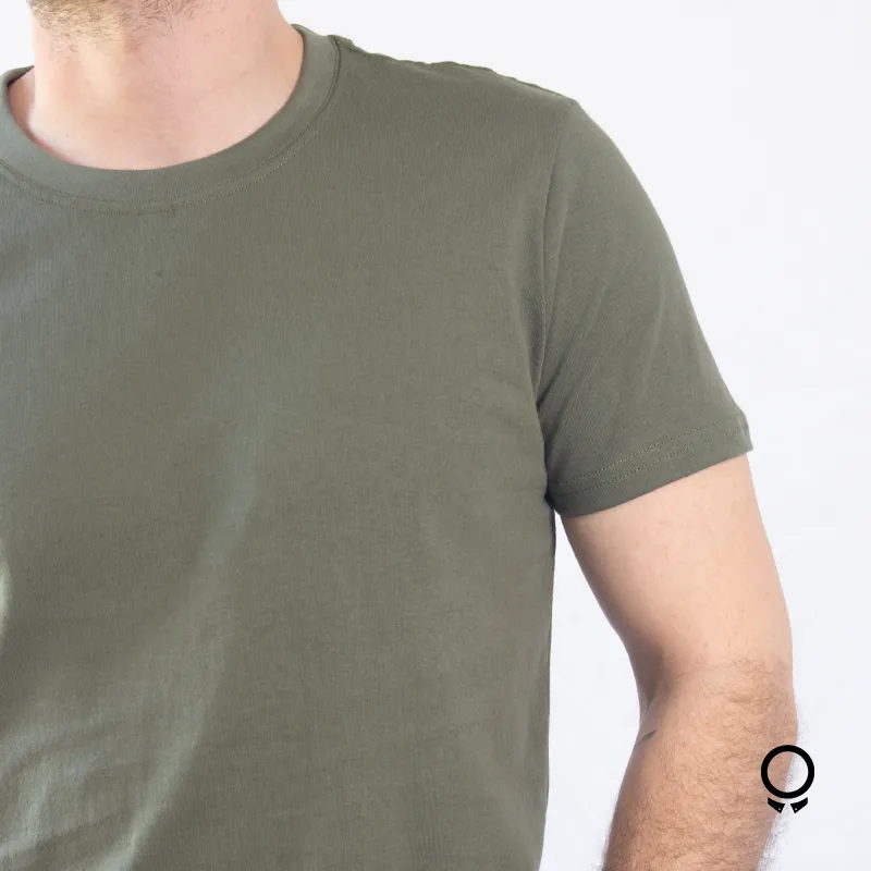 REMERA LIBERATO BASICS CUELLO REDONDO VERDE