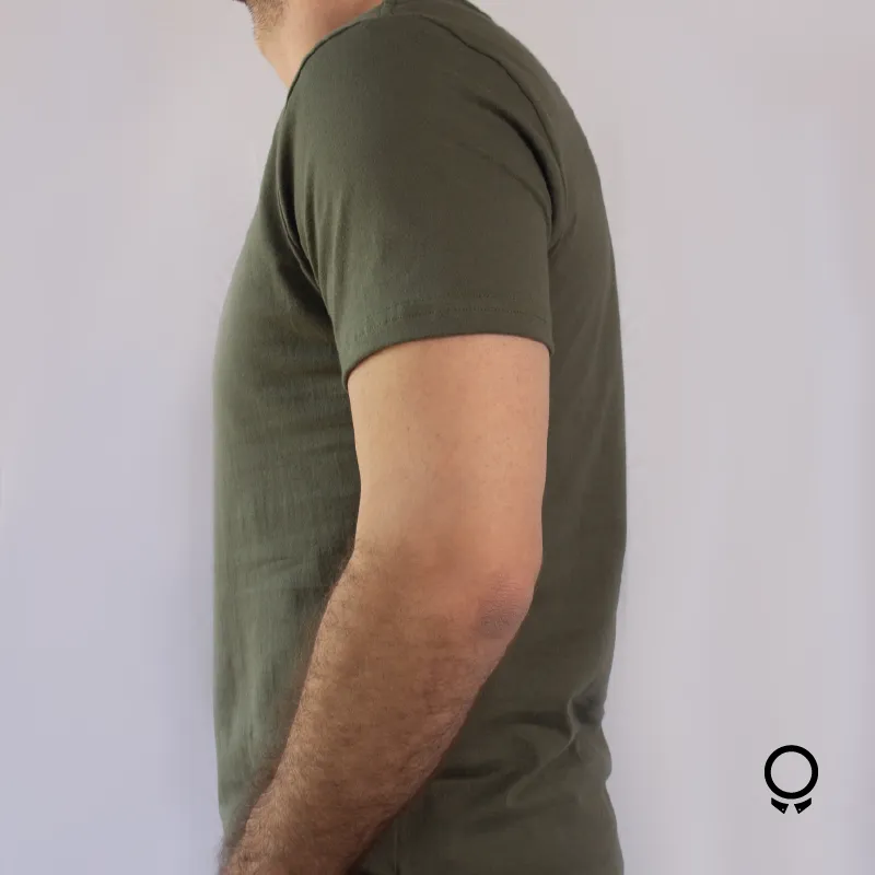 REMERA LIBERATO BASICS CUELLO REDONDO VERDE