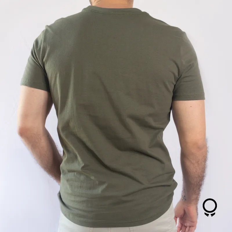 REMERA LIBERATO BASICS CUELLO REDONDO VERDE