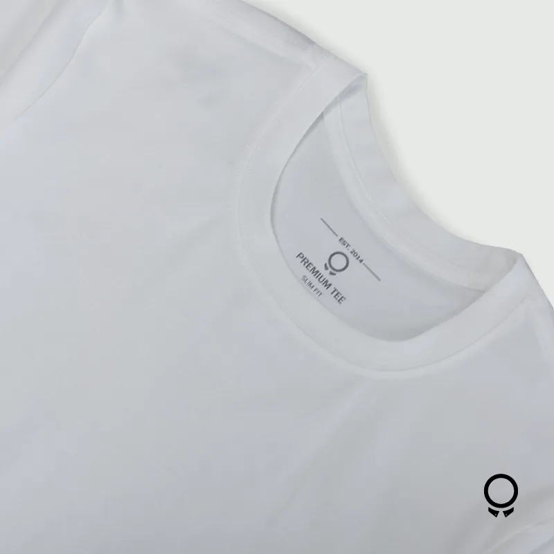 REMERA LIBERATO BASICS PREMIUM TEE REDONDO BLANCA