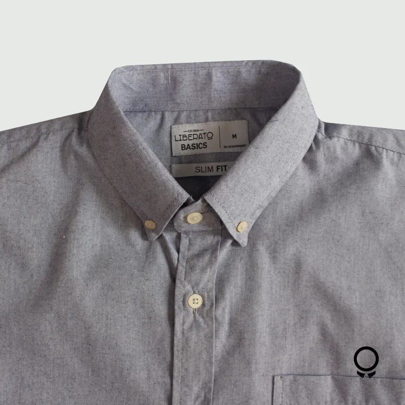 CAMISA LIBERATO BASICS MANGAS LARGAS GRIS