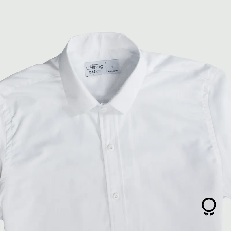 CAMISA LIBERATO BASICS M/C BLANCO