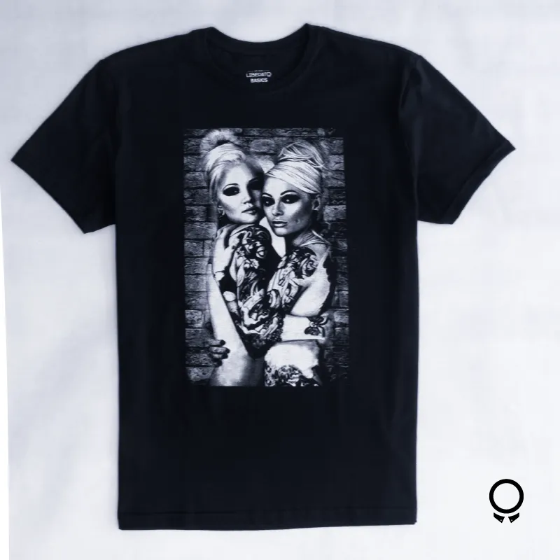 REMERA LIBERATO BASICS NEGRO BLONDE