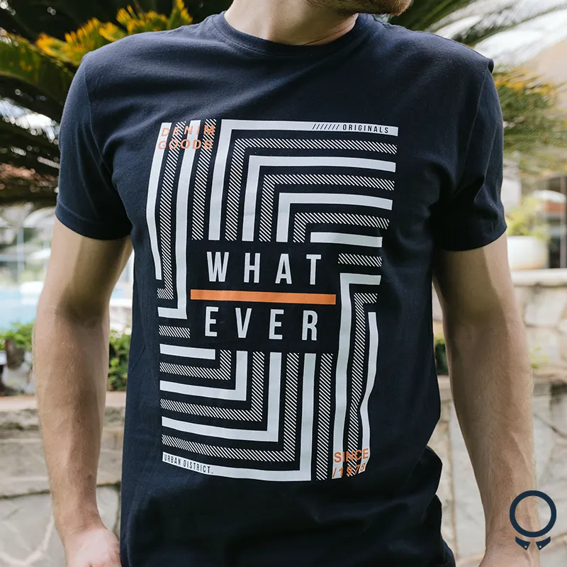 REMERA LIBERATO BASICS NEGRO WHAT EVER